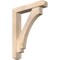 Ekena Millwork Imperial Craftsman Smooth Bracket w/ Offset Brace, Douglas Fir, 5 1/2"W x 28"D x 36"H BKT0604X28X36IMP04SDF - alternate 1
